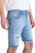 Antony Morato short skinny in blue stretch denim Ozzy mmds00079-fa750490 w01828 [12e9a572]