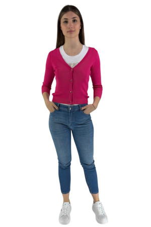 Fracomina cardigan slim con scollo a V fr24st8003k41601 [685ebf9c]