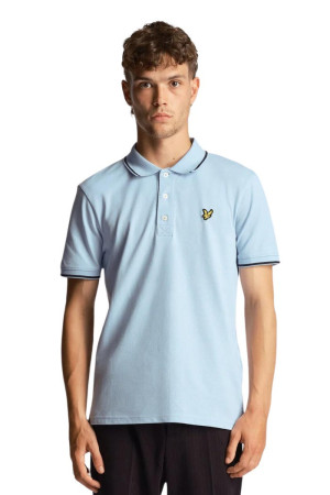 Lyle & Scott polo in piquet con riga a contrasto sp1524vog [554da761]