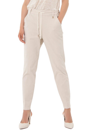 Fracomina pantaloni jogger regular in cotone stretch fr24sv4010w42001 [dcaa587b]