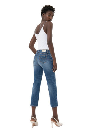 Fracomina jeans skinny effetto push up con lavaggio medio fr24sv8010d40102 [6874666e]