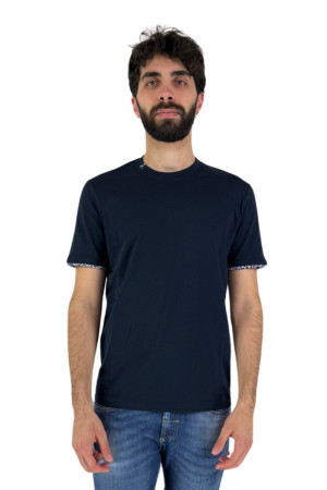 Markup t-shirt in jersey di cotone con inserti a fantasia mk691048 [7604fe2c]