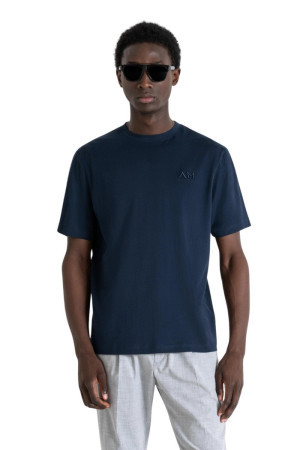 Antony Morato t-shirt relaxed fit in cotone con logo ricamato mmks02390-fa100238 [8428f516]