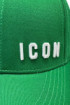 Icon cappello baseball in cotone con logo ricamato in piccolo iunix8002a [74525e1f]