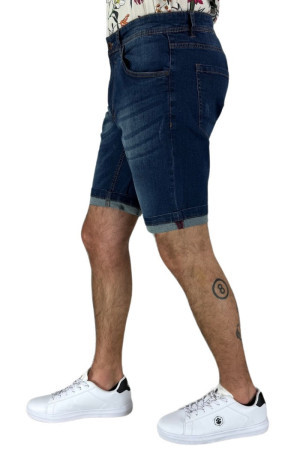 Guy bermuda in denim stretch Moto4b-8930s m47492 [6a7d751d]