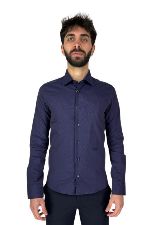 Alviero Martini camicia in microfantasia super slim 1333/ui36 [3e8728dd]