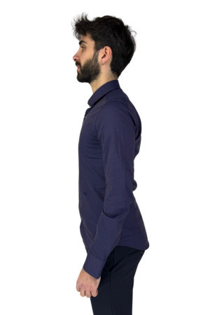 Alviero Martini camicia in microfantasia super slim 1333/ui36 [e7a16bd0]