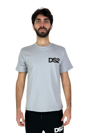 Drop Season 2 t-shirt in jersey con stampa logo ss24224 [3f33a18b]
