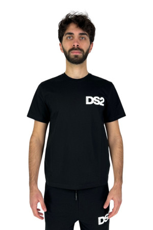 Drop Season 2 t-shirt in jersey con stampa logo ss24224 [67bea7b6]