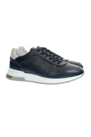 La Martina sneaker in pelle con logo impresso lfm241.060.3110 [dca760f0]