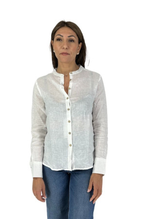 Markup camicia in lino con manica lunga mw13015 [94e6a3ca]