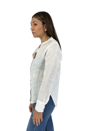 Markup camicia in lino con manica lunga mw13015 [94e6a3ca]