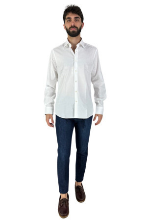 Alviero Martini camicia in cotone regular fit con dettagli Geo Classic u/1303/ue43 [d90c34d3]