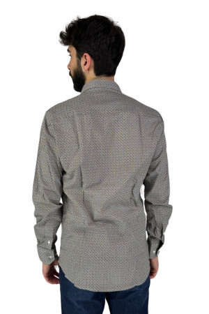 Moro camicia in cotone a microfantasia mc8615 [6567b41e]