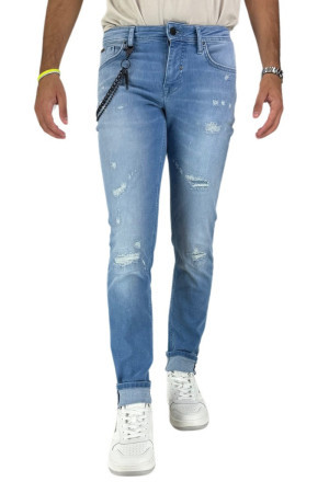 Antony Morato jeans con rotture tapered Iggy mmdt00245-fa750464 w01818 [49752afb]