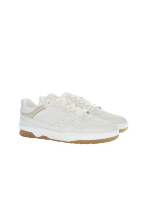 La Martina sneaker basket vintage in pelle mista vegetale lfm241.030.3010 [3ccbf2d2]