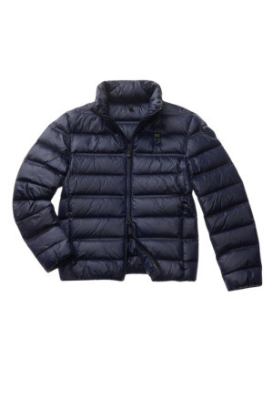 Blauer piumino con collo alla coreana Belmont 24wbluc03062-006719 [96679a3e]