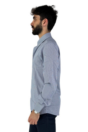 Vipa Camiceria camicia botton down a microfantasia Amster [13bcbd6d]