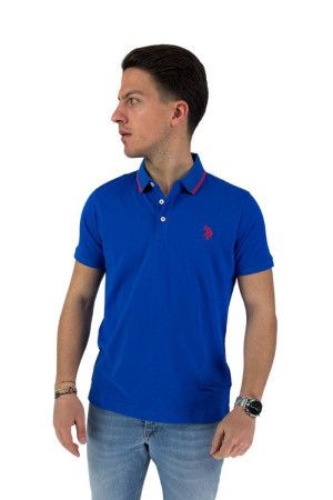 US Polo ASSN polo in jersey con logo ricamato Barr 65347-50313 [80a94a45]