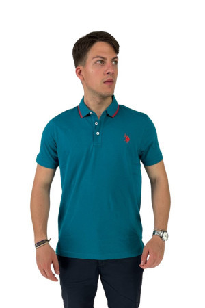 US Polo ASSN polo in jersey con logo ricamato Barr 65347-50313 [7cda5976]