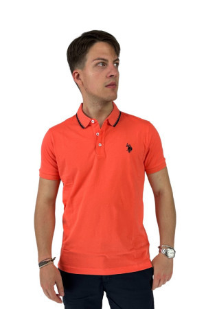 US Polo ASSN polo in jersey con logo ricamato Barr 65347-50313 [2666225d]