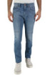 Jeckerson jeans con toppe in denim e rotture pe24juppa077john001 d017