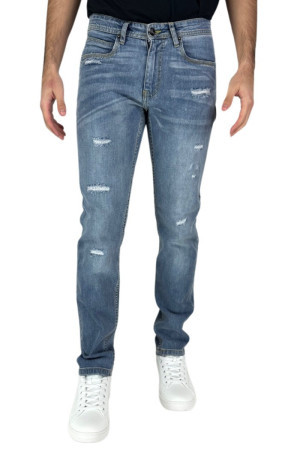 Johnny Looper jeans 5 tasche con rotture jp502 [cddcd169]