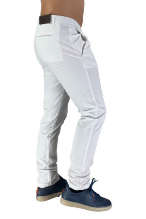 Moro pantaloni in gabardina di cotone stretch me2301s [b50960f3]