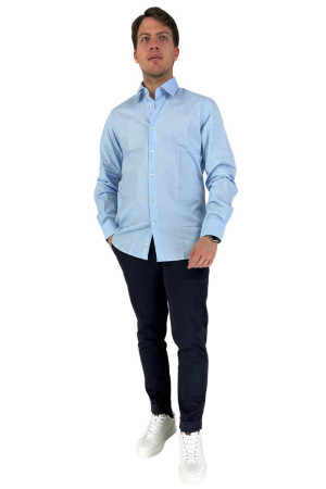 Alviero Martini camicia in cotone con inserti Geo Classic u/1303/ue43 [ba21fa3f]