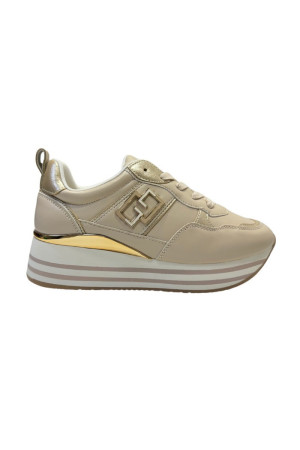 Gold & Gold sneaker in similpelle con dettaglio laminato gb833 [ffd72e5b]