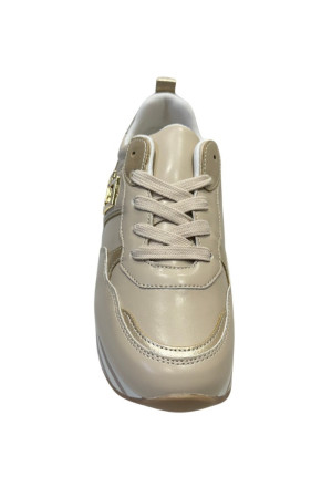 Gold & Gold sneaker in similpelle con dettaglio laminato gb833 [91ecac52]