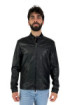 Markup biker con colletto coreano in similpelle traforata mk694020 [9e6f7080]