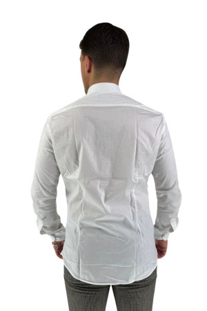 Luca Bertelli camicia in cotone stretch c30650custom [7daf64c7]