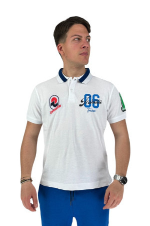 Invicta polo in piquet con stampa e patch 4452278/u [beafbcef]