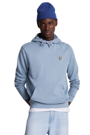 Lyle & Scott felpa cappuccio in cotone con logo ml416vog [a89c0119]