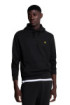 Lyle & Scott felpa cappuccio in cotone con logo ml416vog