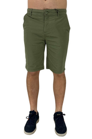 Solid bermuda chino in cotone stretch sdjim light 21106444 [ed9cb0a3]