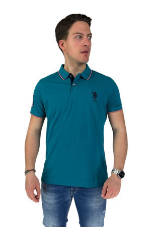 US Polo ASSN polo in jersey con ricami Lonn hb3d 65350-50313 [3e36c34a]