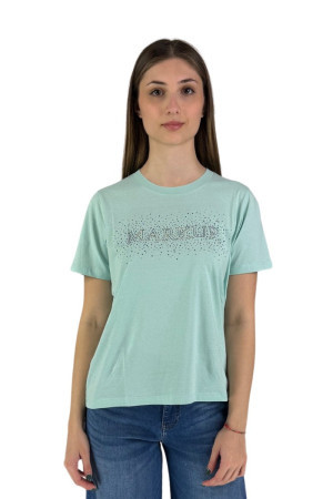 Markup t-shirt in jersey con stampa in strass mw661008 [f887125c]