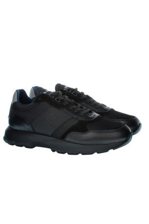 La Martina sneaker in mix di pelle camoscio e tessuto lfm232.020.4000 [b7ec500a]