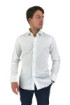 Alviero Martini camicia in cotone con inserti Geo Classic u/1305/ue43 [a3e63e72]