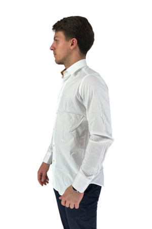 Alviero Martini camicia in cotone con inserti Geo Classic u/1305/ue43 [7ac07d7f]