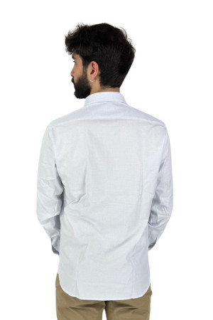 Brouback camicia in cotone con microlavorazioni luxury-asc387 qclax [44e3f84d]