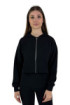 Pyrex felpa cropped full zip con cappuccio e logo ricamato 24epb44753 [9b4b1971]