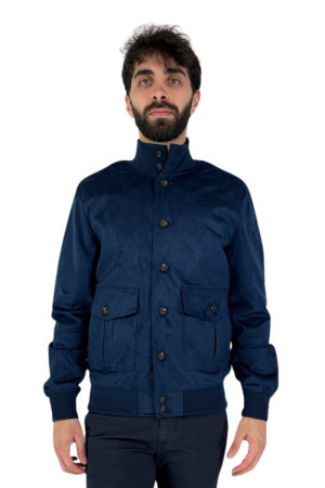 Markup bomber lupetto con chiusura a bottoni mk694010 [b64bfa7d]