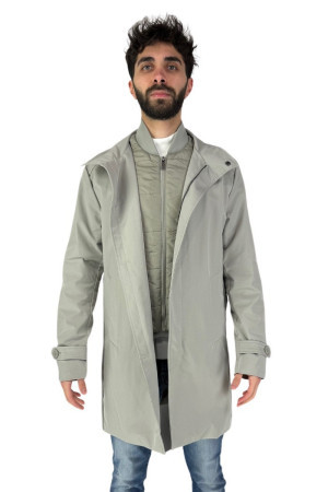 Mimetic Lab cappotto con pettorina staccabile 232t02025 [74ab8f06]