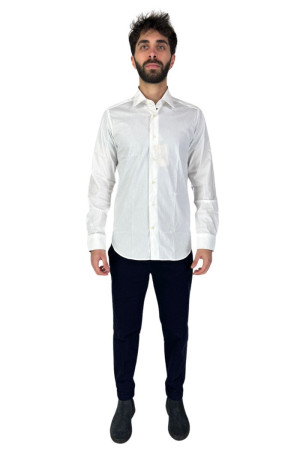 Alviero Martini camicia in cotone stretch slim 1305/ui47 [b6915ae6]