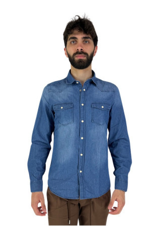 Markup camicia rodeo in denim stone washed mk693019 [937f9064]