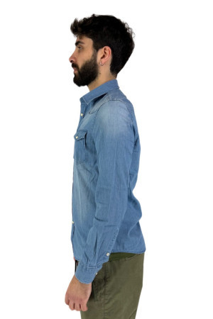 Markup camicia rodeo in denim stone washed mk693019 [0e68eee2]