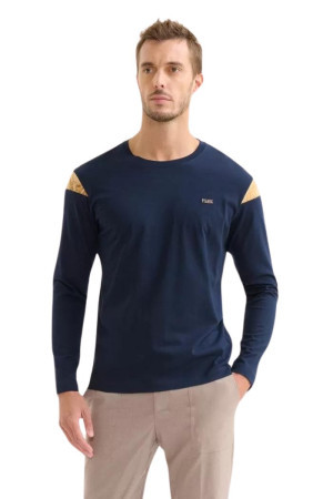 Alviero Martini t-shirt in jersey con logo ricamato e dettagli Geo Classic u2801/ui56 [a66eb62a]